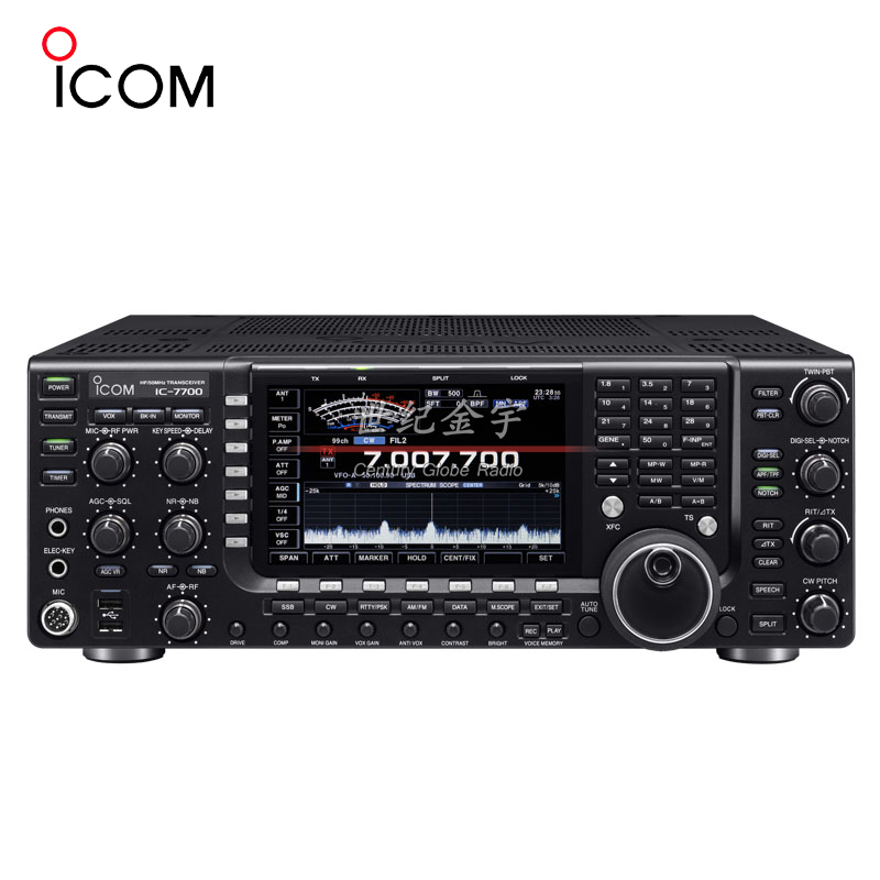 ICOM 艾可慕 IC-7700 短波电台 实时动态频谱 基地固
