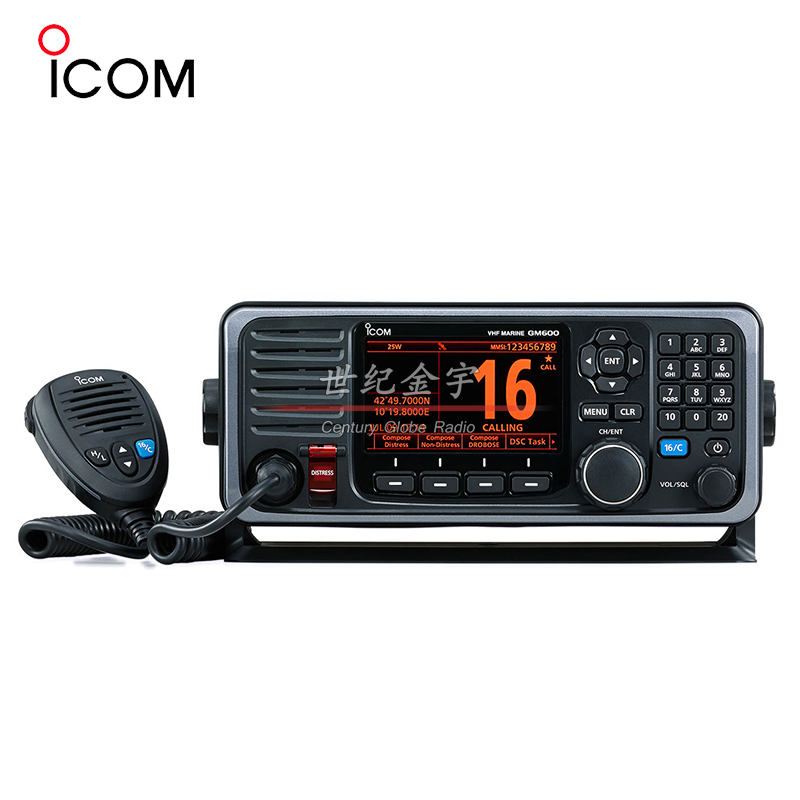 ICOM 艾可慕 GM600 固定式甚高频 GMDSS 收发器 海事电